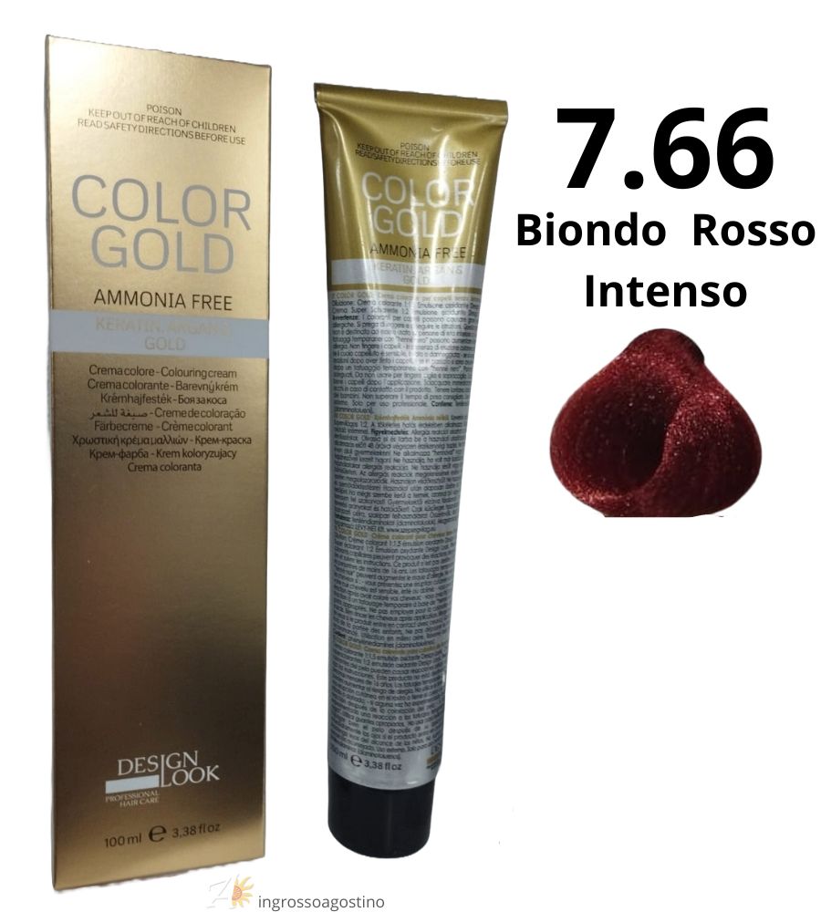 Color Gold Ammonia Free Dye Design Look 100ml