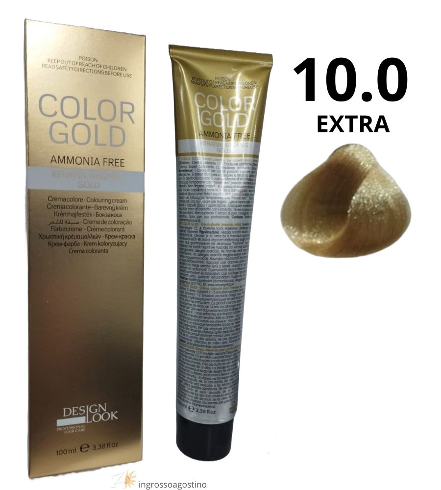 Color Gold Ammonia Free Dye Design Look 100ml