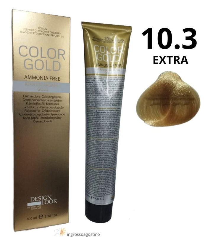 Color Gold Ammonia Free Dye Design Look 100ml