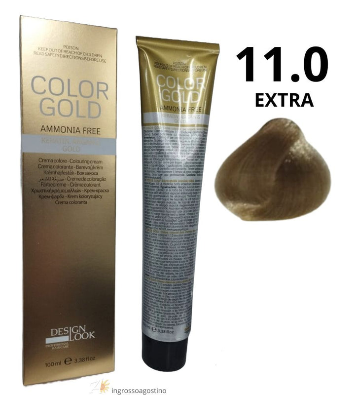 Color Gold Ammonia Free Dye Design Look 100ml