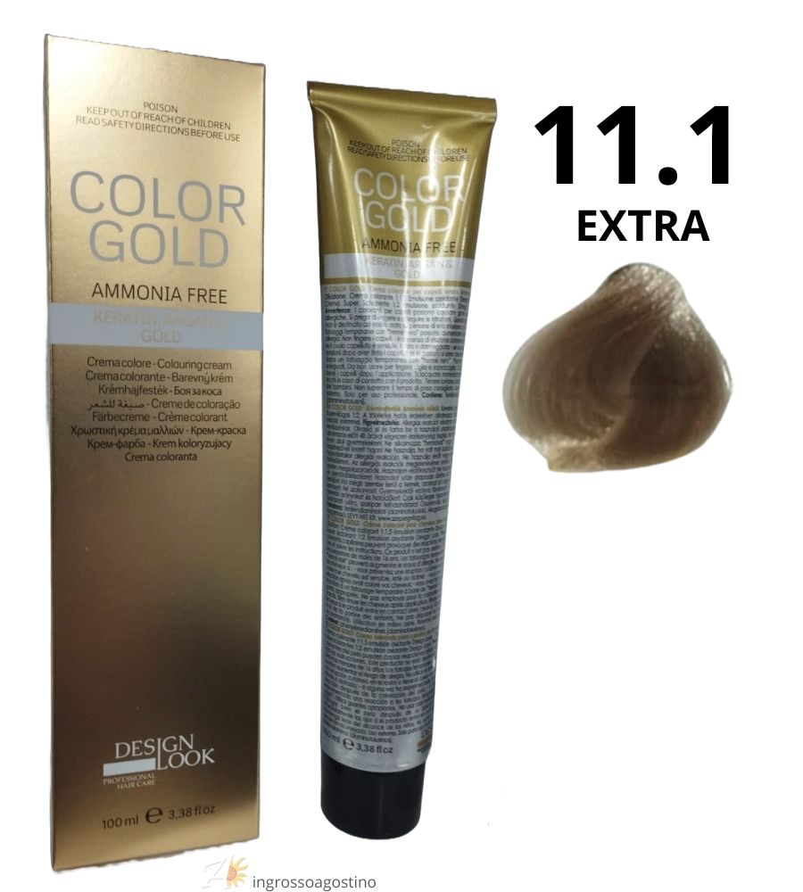 Color Gold Ammonia Free Dye Design Look 100ml