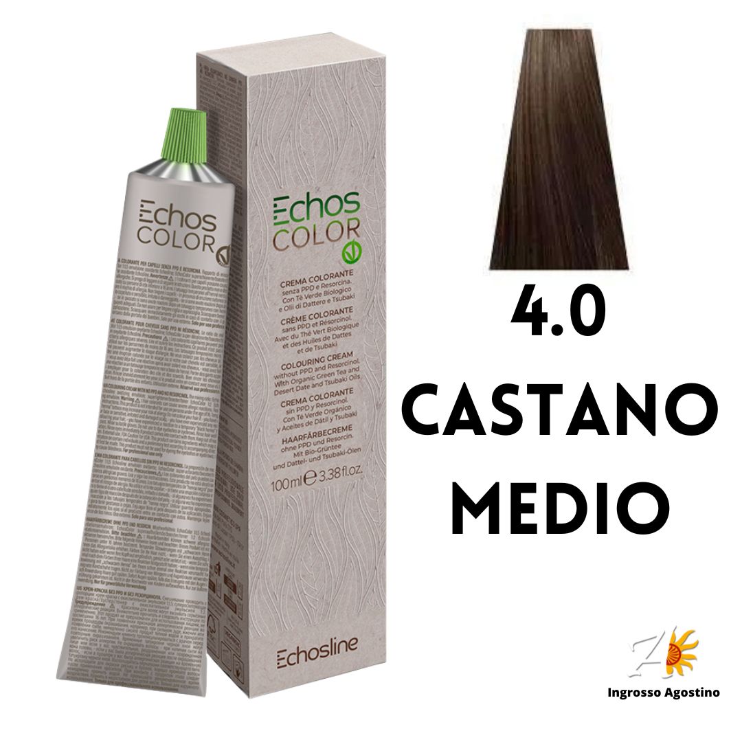 Echosline Echos Color Dye 4.0 Medium Brown 100ml