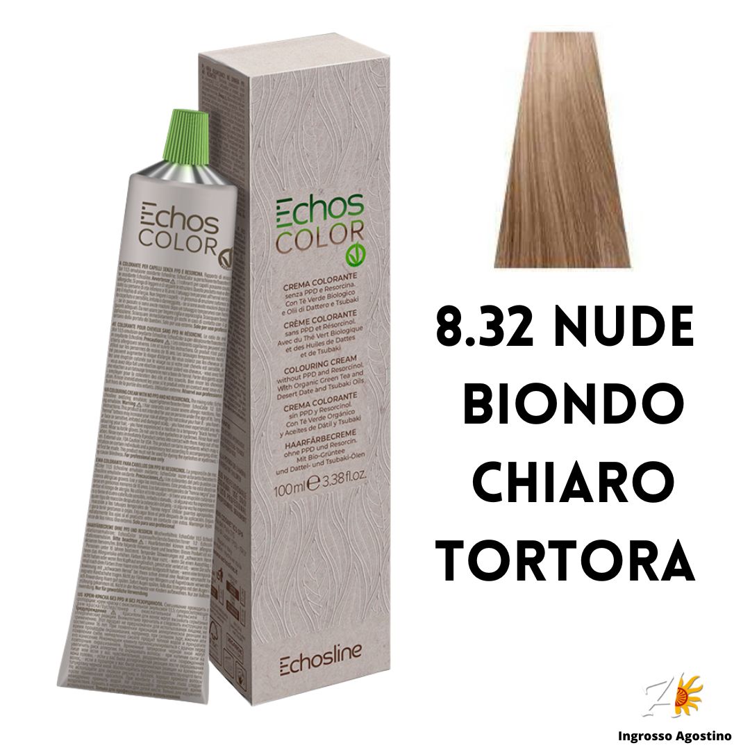 Echosline Echos Color Dye 8.32 Light Blonde Dove Grey 100ml