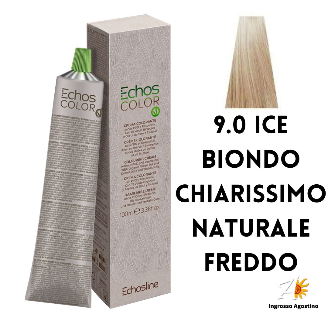 Echosline Echos Color Dye 9.0 ICE Very Light Blonde 100ml