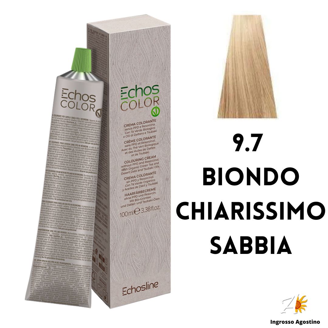 Echosline Echos Color Dye 9.7 Very Light Blonde Sand 100ml