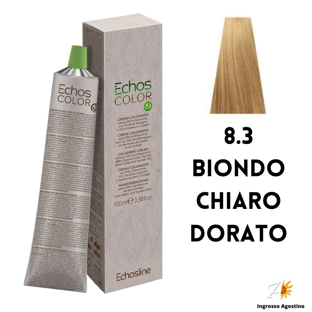 Echosline Echos Color Vegan 8.3 Biondo Chiaro Dorato 100ml