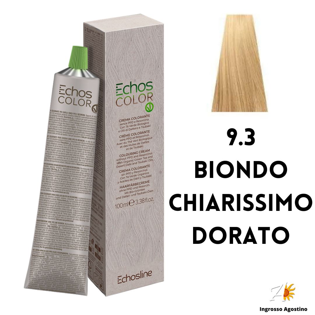 Echosline Echos Color Vegan 9.3 Biondo Chiarissimo Dorato 100ml