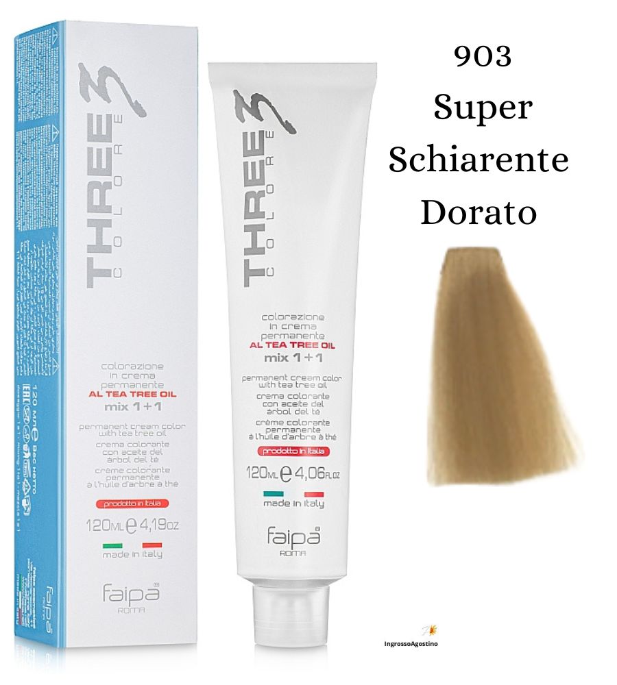 Three3 Color Tintura 120ml 903 Super Schiarente Dorato