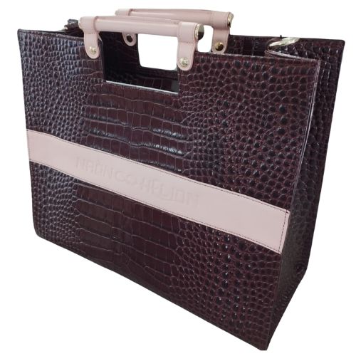 Borsa Helion Modello Classic Bordò in Pelle Made In Italy