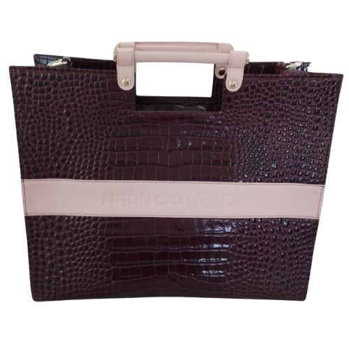 Borsa Helion Modello Classic Bordò in Pelle Made In Italy