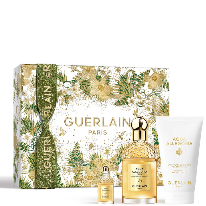 Guerlain - Cofanetto Aqua Allegoria Mandarine Basilicc Forte Edp 75 ml & 7,5 ml + Latte Corpo 75 ml