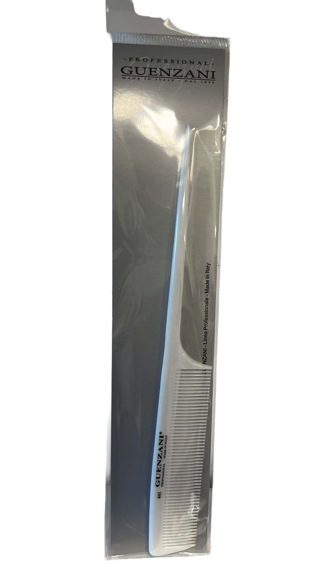 Pettine a Coda Guenzani 441 bianco