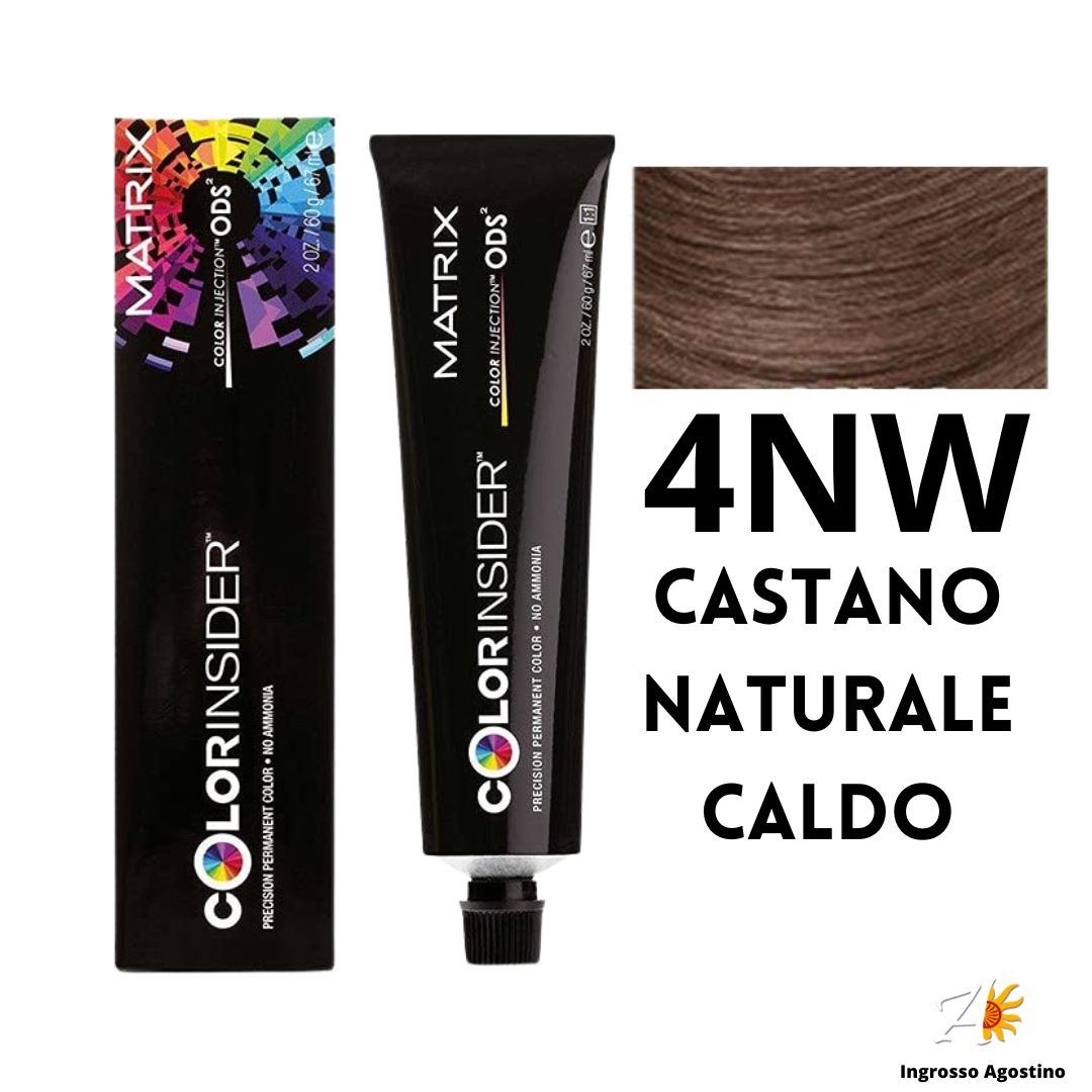 Tintura Colorinsider Matrix 67ml 4NW Castano Naturale Caldo