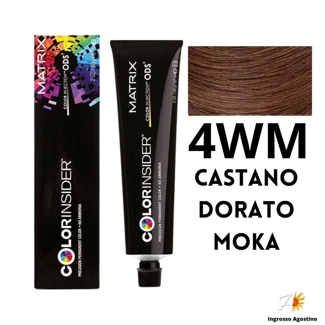 Tintura Colorinsider Matrix 67ml 4WM Castano Dorato Moka