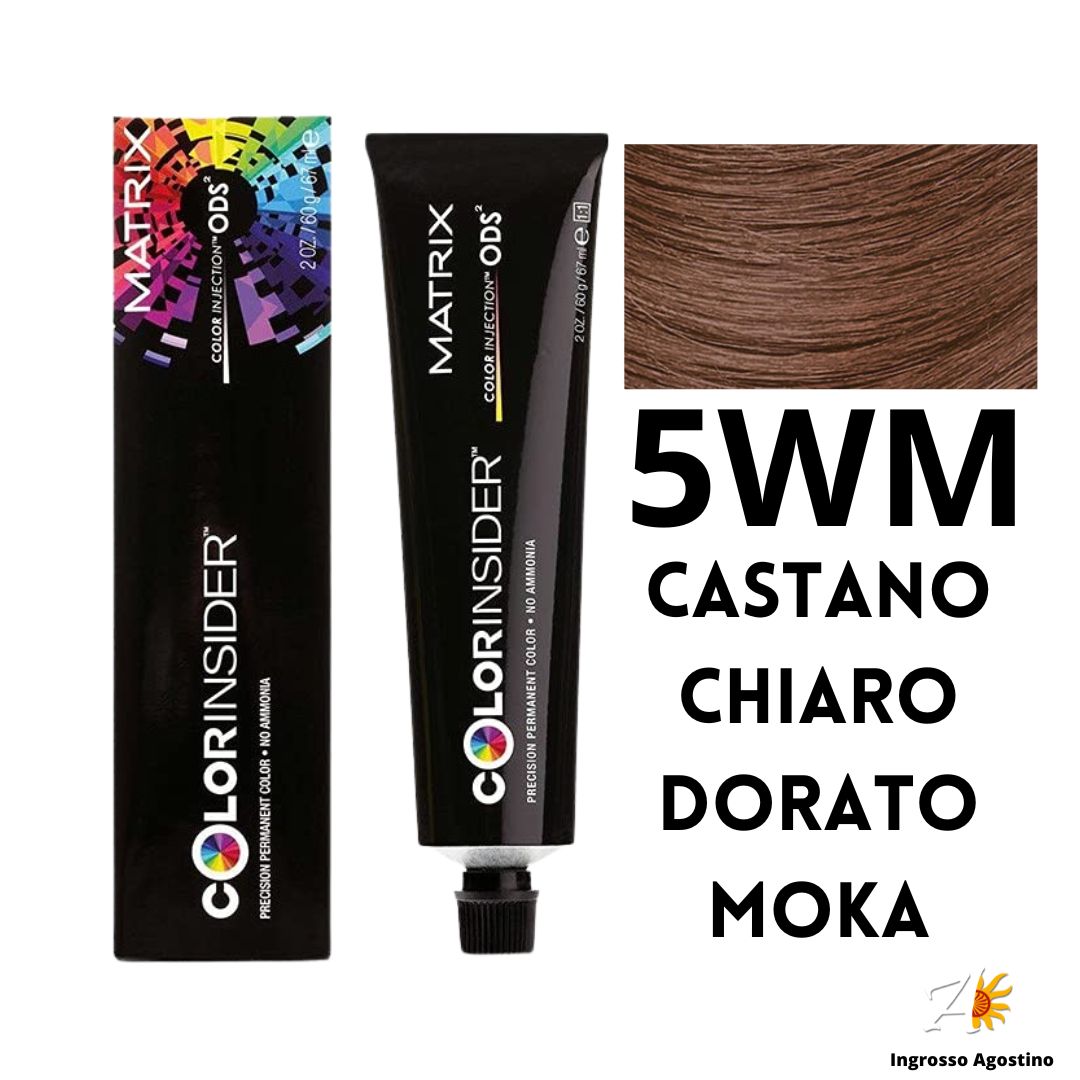 Tintura Colorinsider Matrix 67ml 5WM Castano Chiaro Dorato Moka