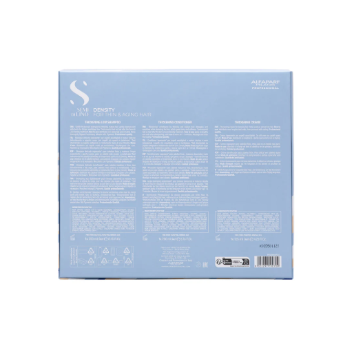 Alfaparf Milano - Semi di Lino Holiday Set Density / Per capelli assottiglieti e maturi - Thickening Low Shampoo + Thickening Conditioner + Thickening Cream