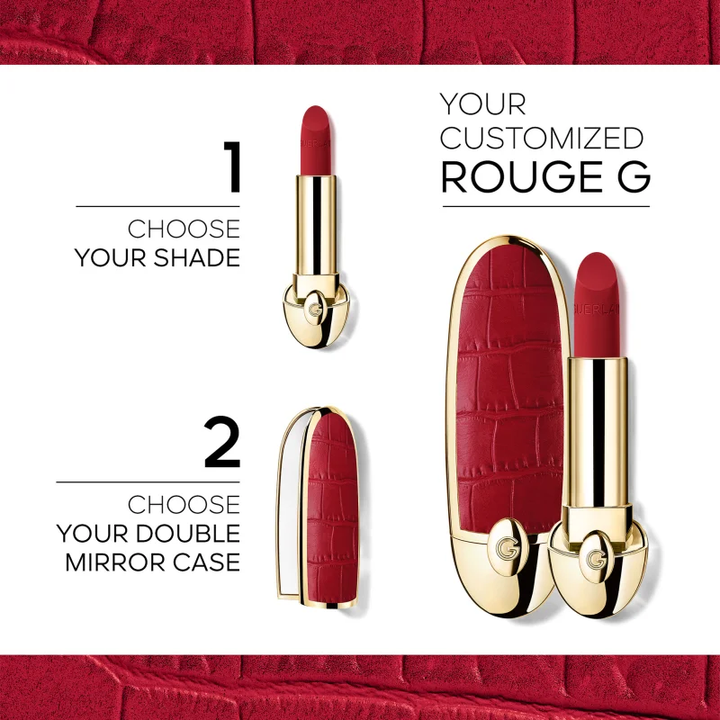 Guerlain - Rouge G - Rossetto Gioiello - Scegli La Tonalità, Abbina Una Cover