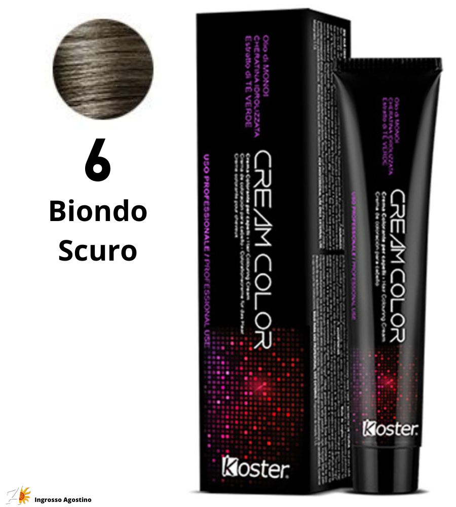 Tintura Koster Cream Color 100ml 6 Biondo Scuro