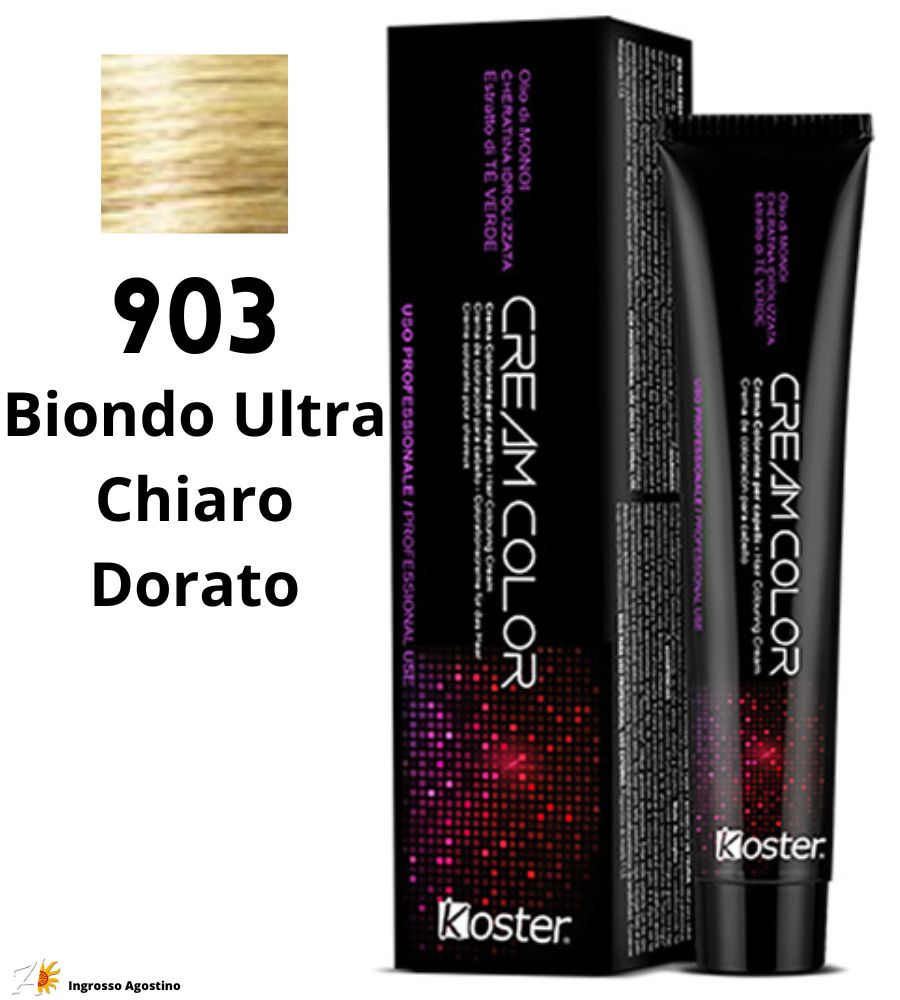 Tintura Koster Cream Color 100ml 903 Biondo Ultra Chiaro Dorato