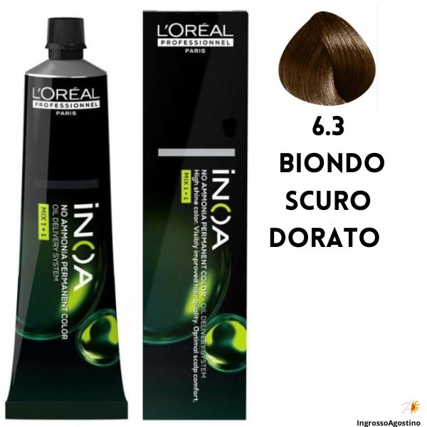 Inoa Tintura 60g L'Oreal 6.3  Biondo Scuro Dorato