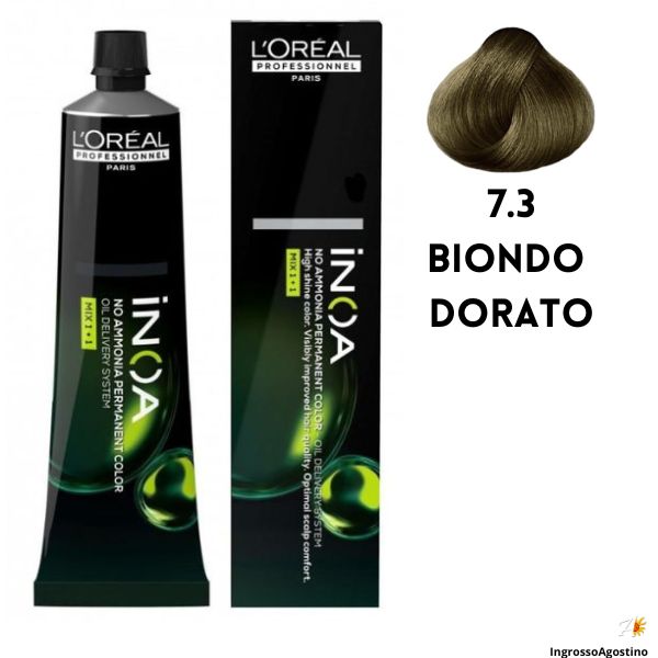 Inoa Tintura 60ml L'Oreal 7.3 Biondo Dorato