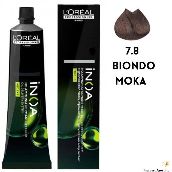 Inoa Tintura 60ml L'Oreal 7.8 Biondo Moka
