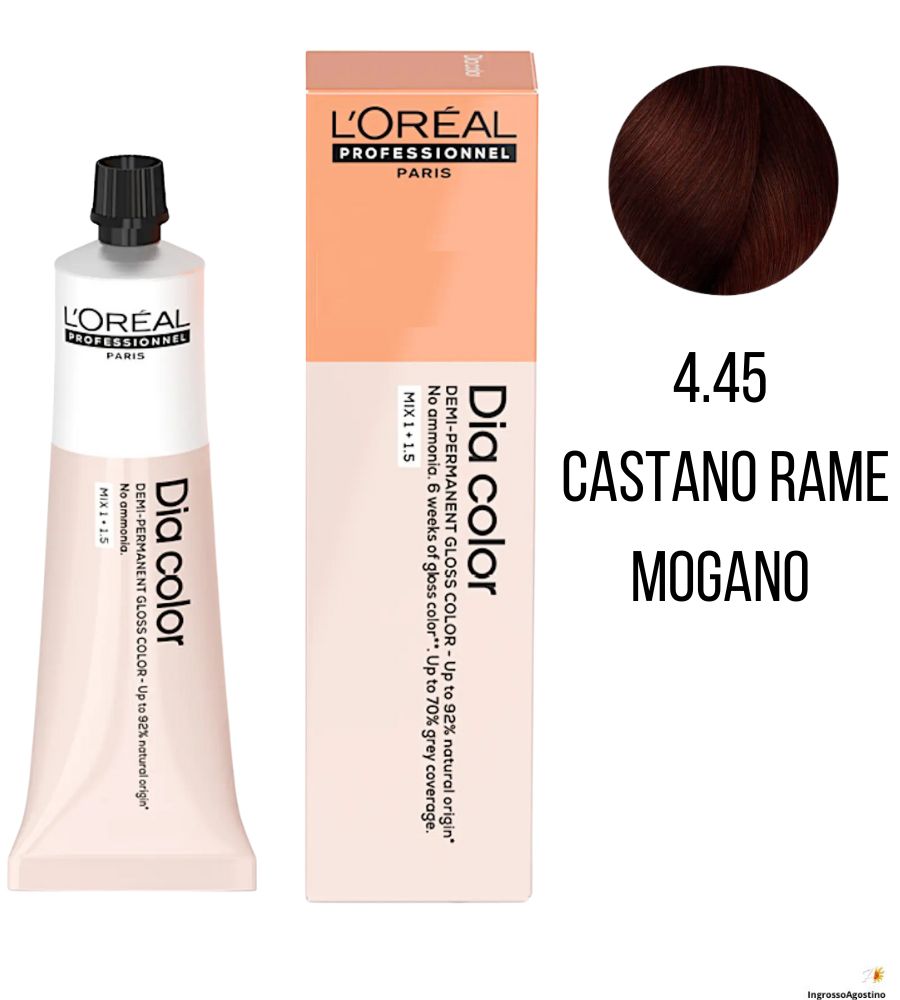 Tintura Diacolor L'Oreal 60ml 4.45 Castano rame mogano