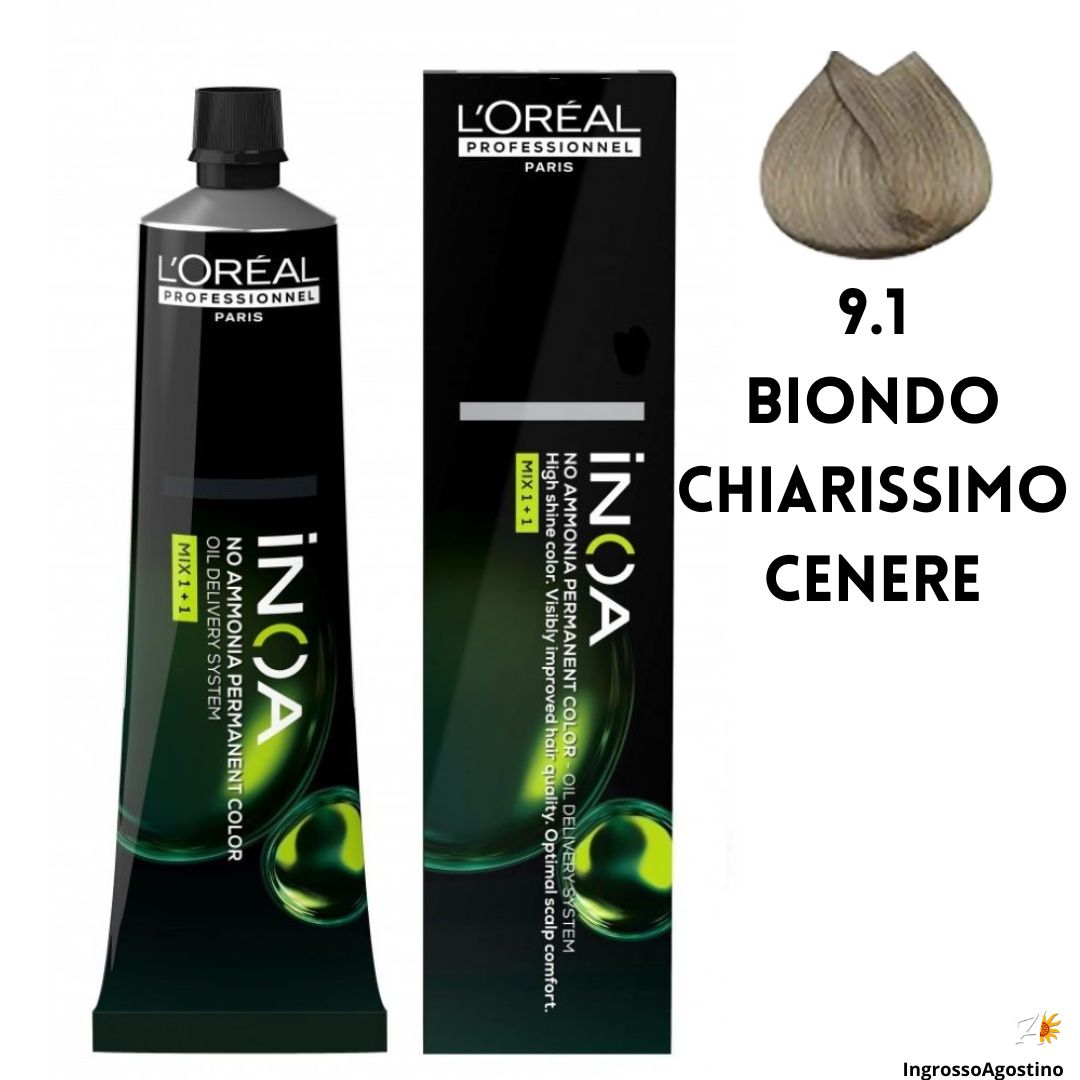 Tintura Inoa 9.1 60ml Biondo Charissimo Cenere