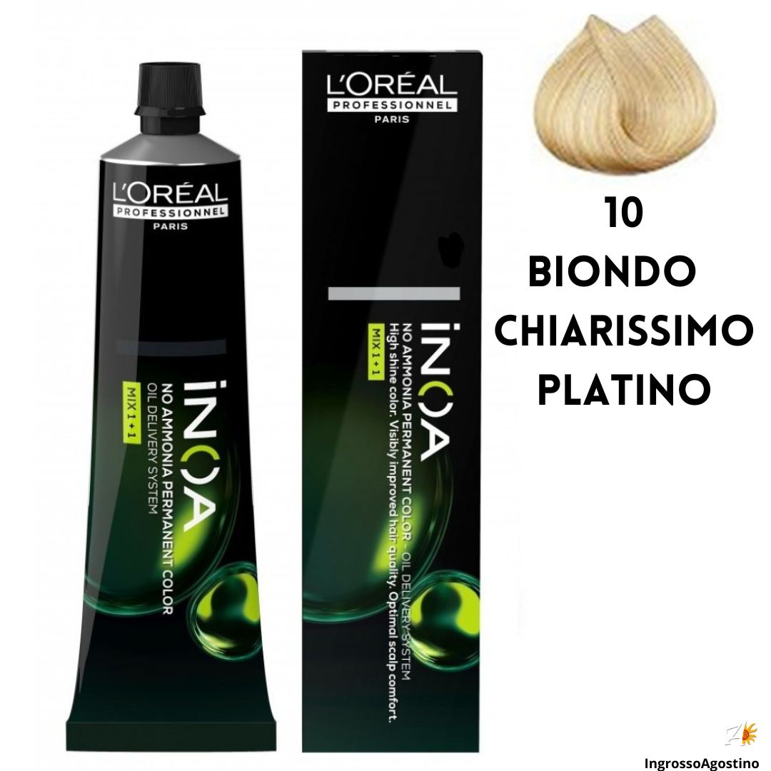 Tintura Inoa L'Oreal 10 Biondo Chiarissimo Platino
