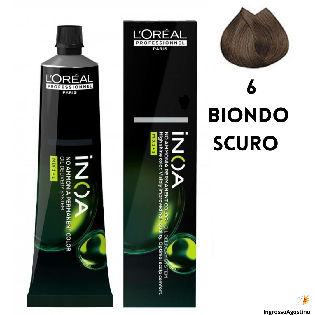 Tintura Inoa L'Oreal 6 Biondo Scuro