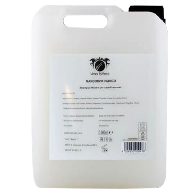 Fustino Di Shampoo alla Mandorla 10 Litri Mandorvit Bianco