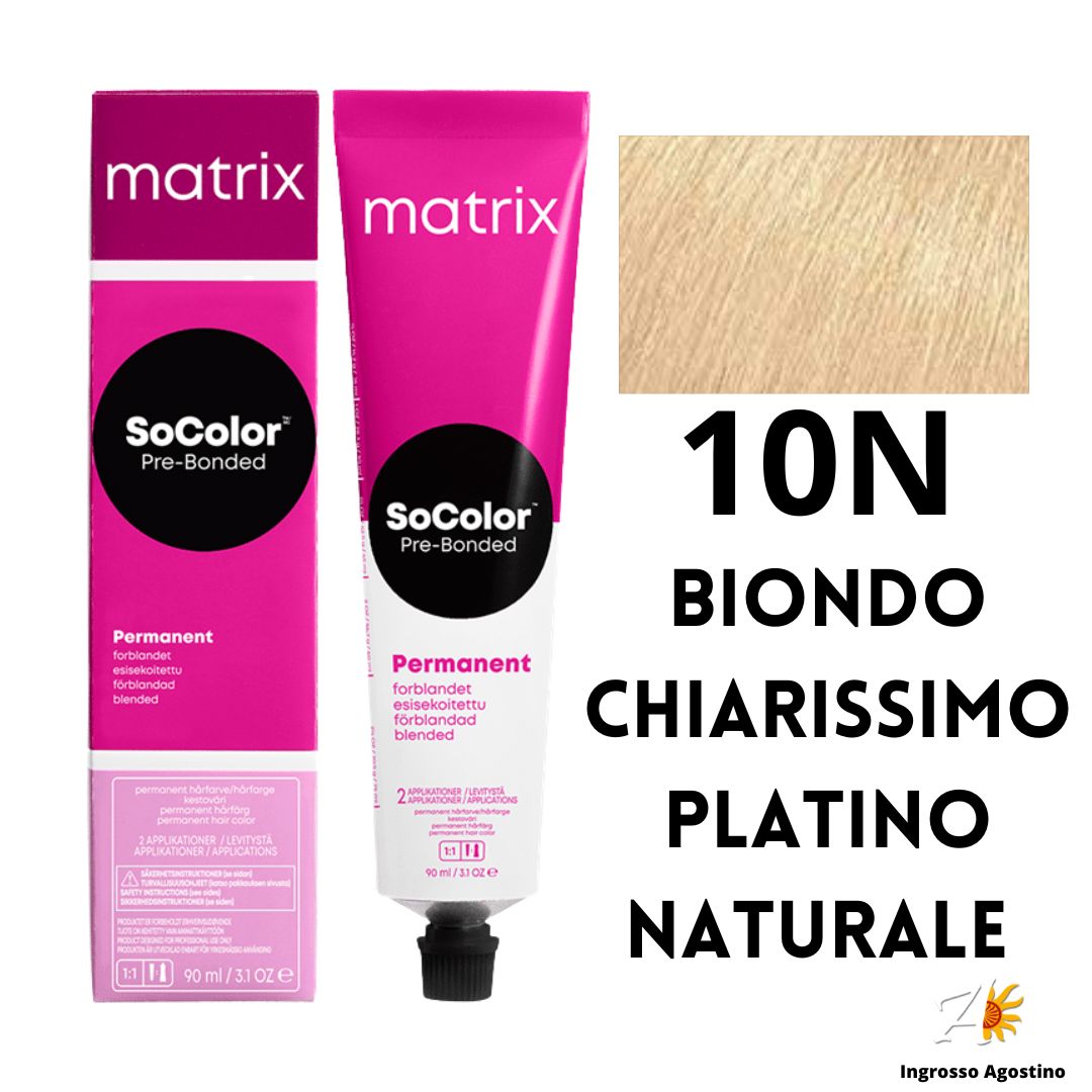 Tintura SoColor Matrix 10N Biondo Chiarissimo Platino Naturale 90ml