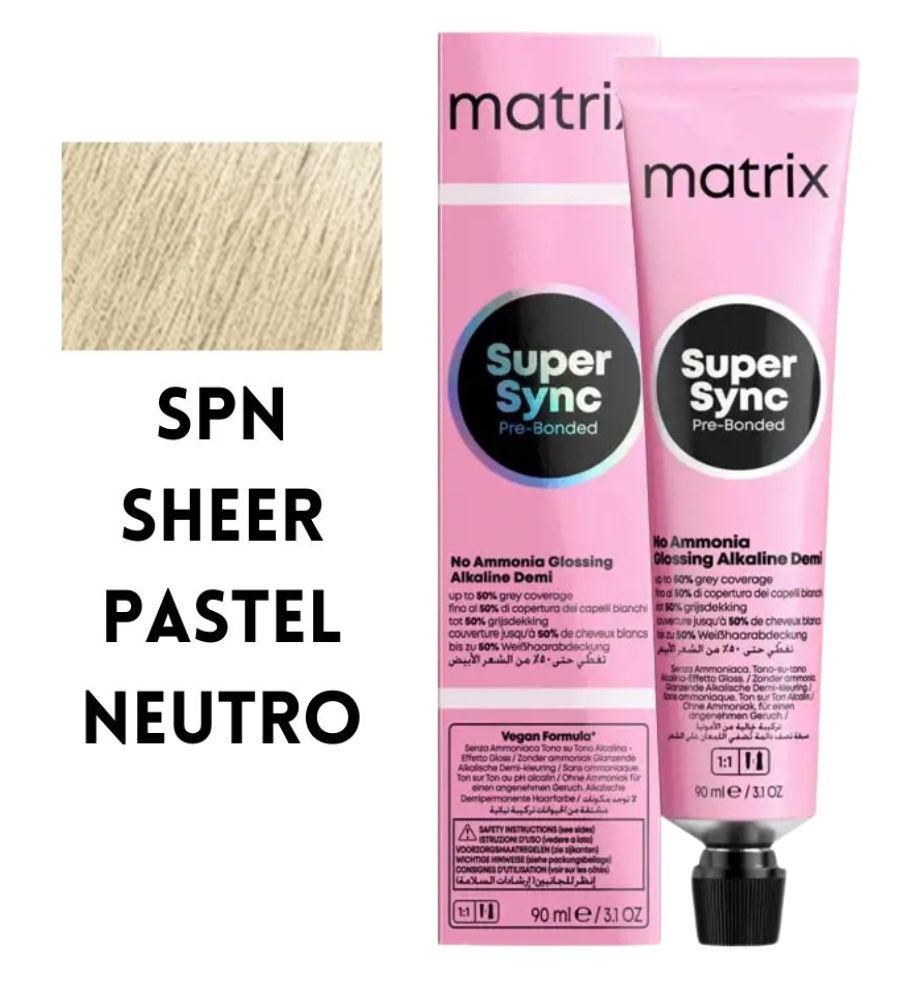 Super Sync Pre-Bonded Matrix Dye 90ml SPN Sheer Pastel Neutral