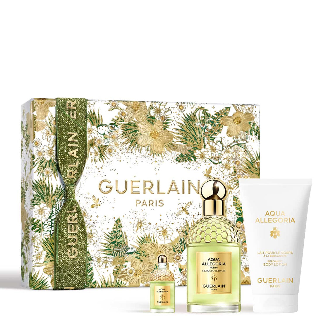 Guerlain - Cofanetto Aqua Allegoria Forte - Nèrolia Vetiver Edp 75 ml & 7,5 ml +Latte Corpo 75 ml