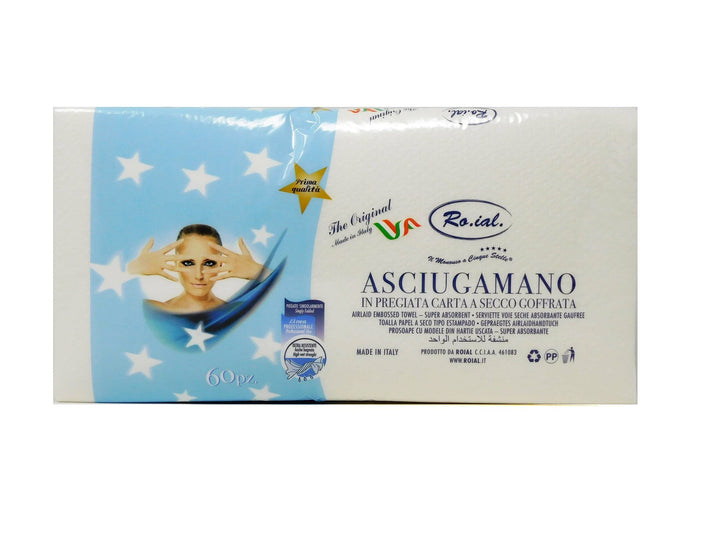 Asciugamani Monouso Piegati Roial 60Pz