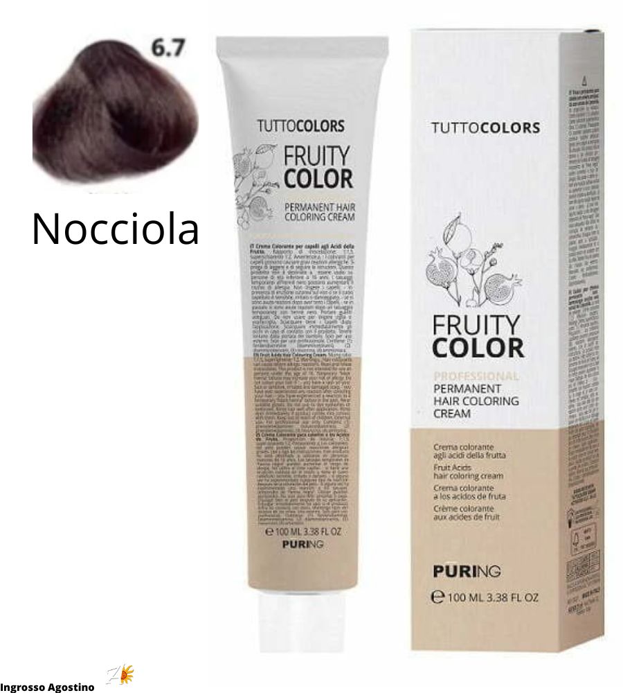 Tintura Fruity Color Puring 100ml 6.7 Nocciola