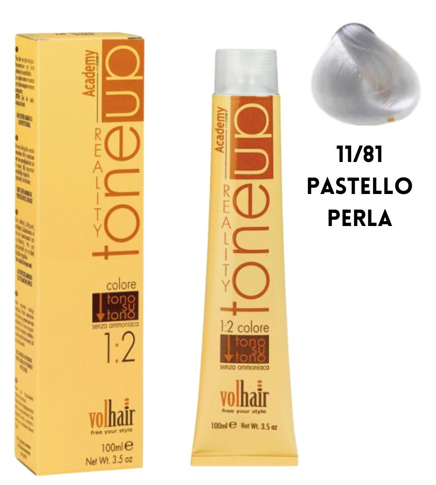 Tintura Tone Up Volhair Academy 100ml 11/81 Pastello Perla