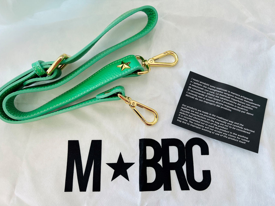 M.BRC by Massimo Braccialini - Borsa Linea Dolcevita - Bluette/Verde