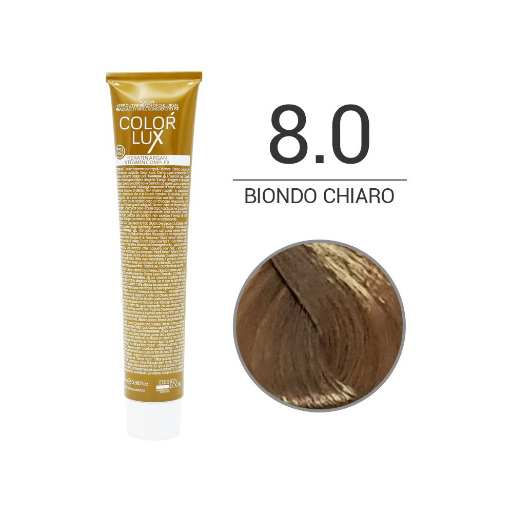 Tintura Color Lux 100ml 8.0 Biondo Chiaro