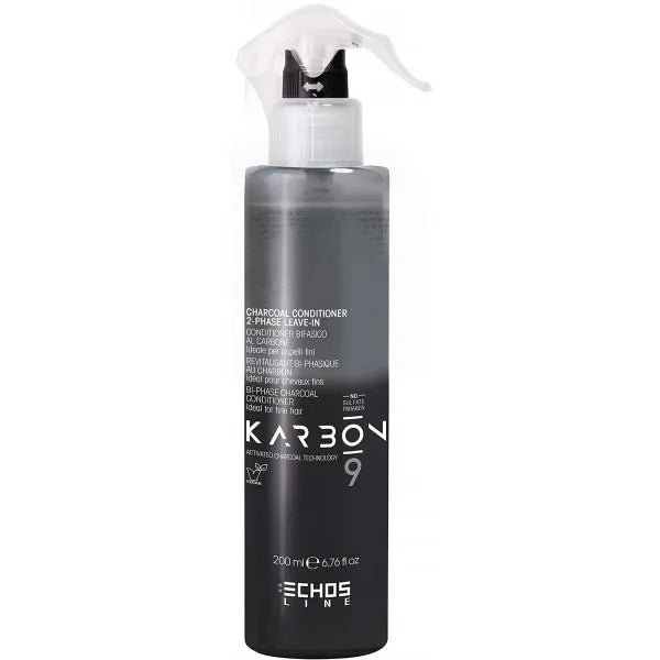 Karbon  Conditioner Bifasico al Carbone in 200ml Echosline