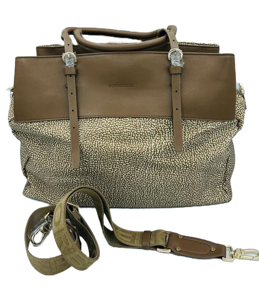 Borsa Borbonese 15-994 Beige/Brown