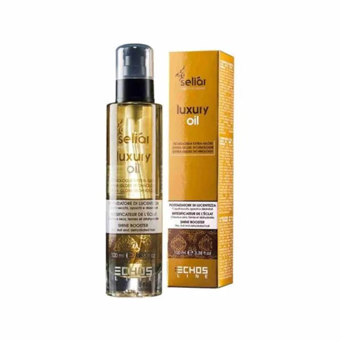 Echos Seliar Luxury Oil – Olio Potenziatore Di Lucentezza Per Capelli Secchi E Disidratati 100ml