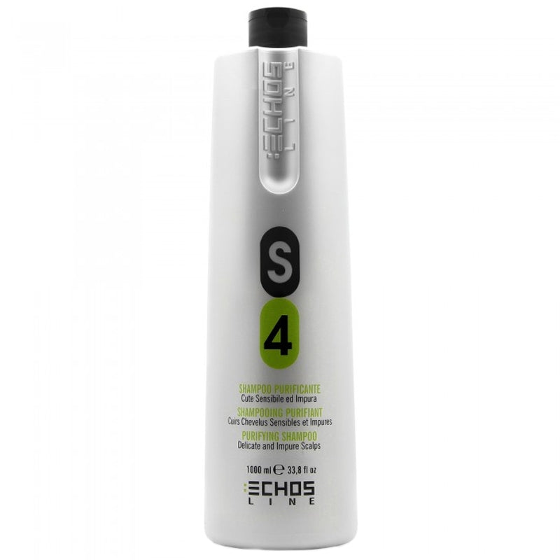 Shampoo Echosline S4 1000ml - Purificante per Cute Sensibile e Impura