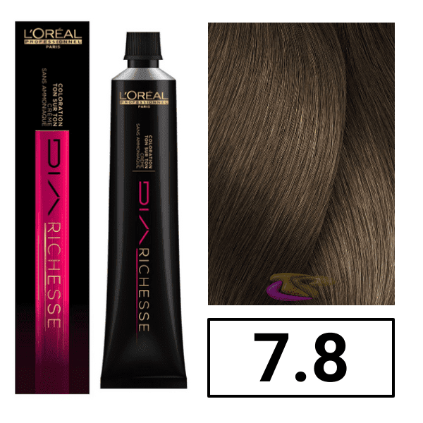 Diarichesse L'Oreal Professional tintura 50ml 7.8