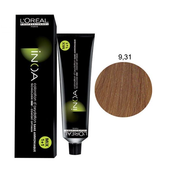 Inoa Tintura 9.31 Biondo Chiarissimo Beige Dorato