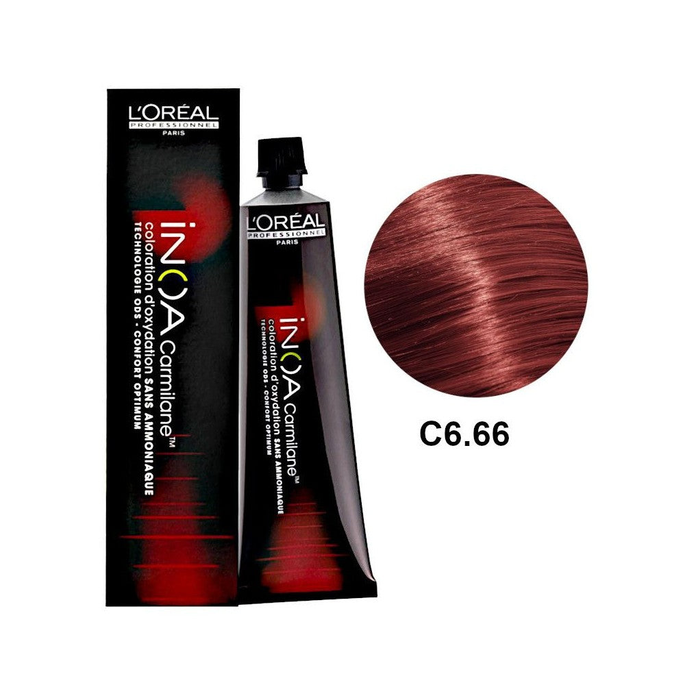 Inoa Tintura C6.66 Biondo Scuro Rosso Profondo
