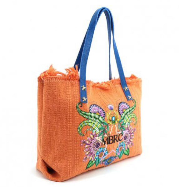 Borsa Massimo Braccialini Mbrc Tessuto Pelle