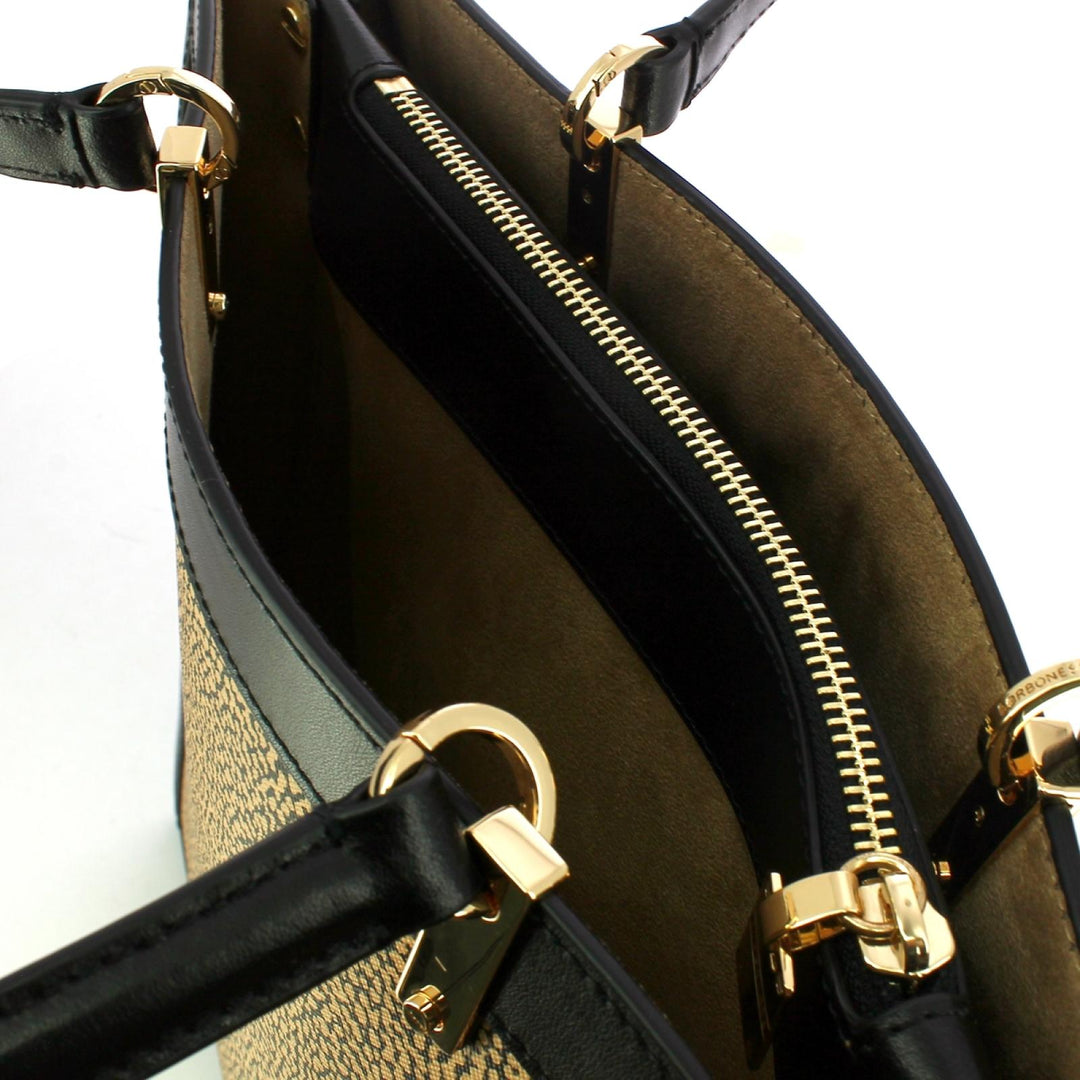 Borbonese Shopping Bag Verticale OP e Pelle