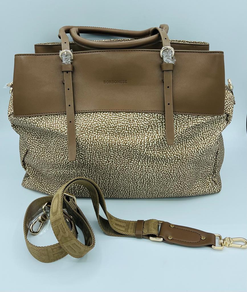 Borsa Borbonese 15-994 Beige/Brown