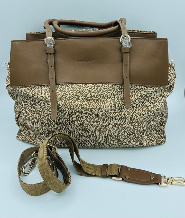 Borsa Borbonese 15-994 Beige/Brown